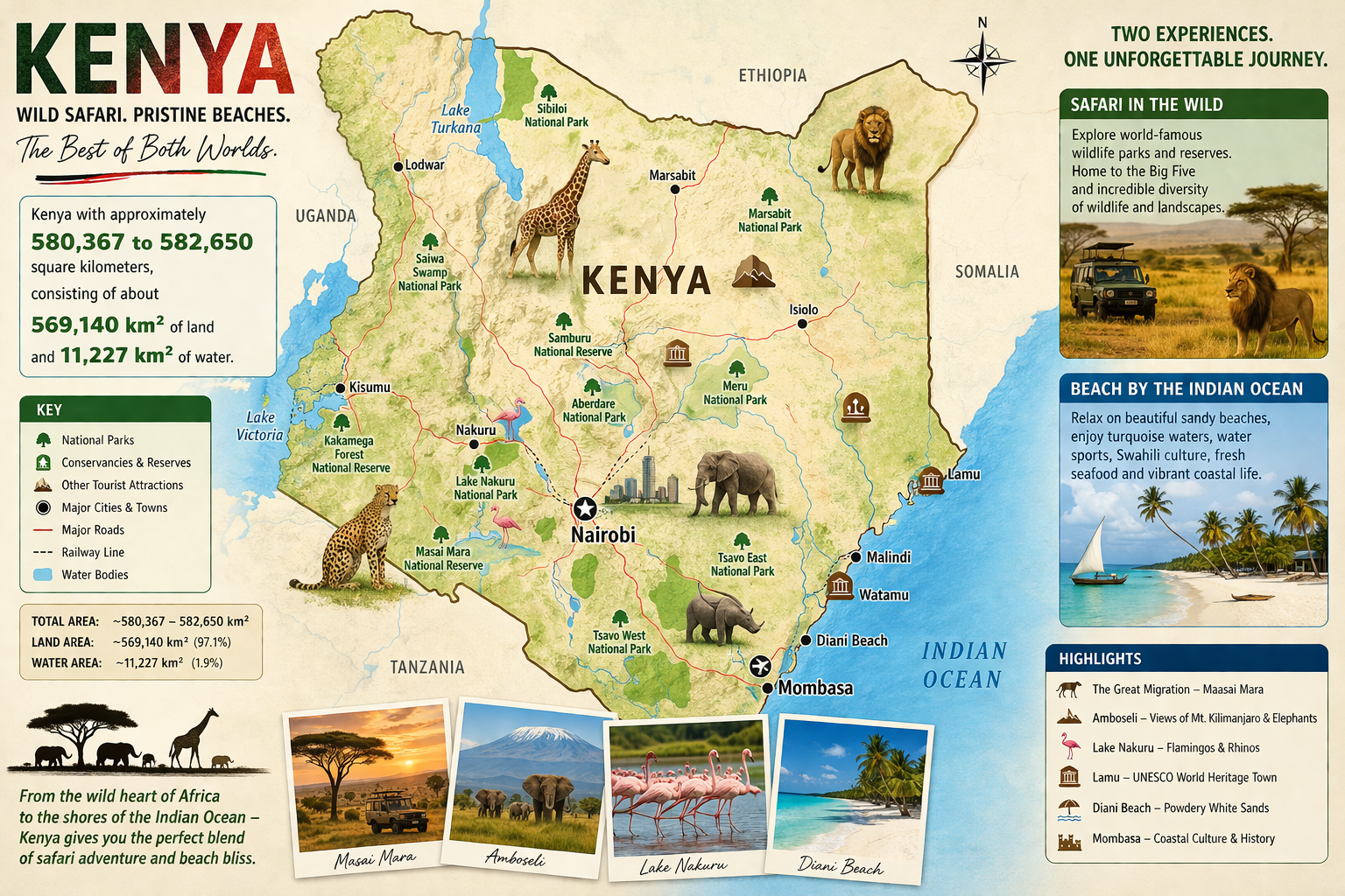 Map of Kenya